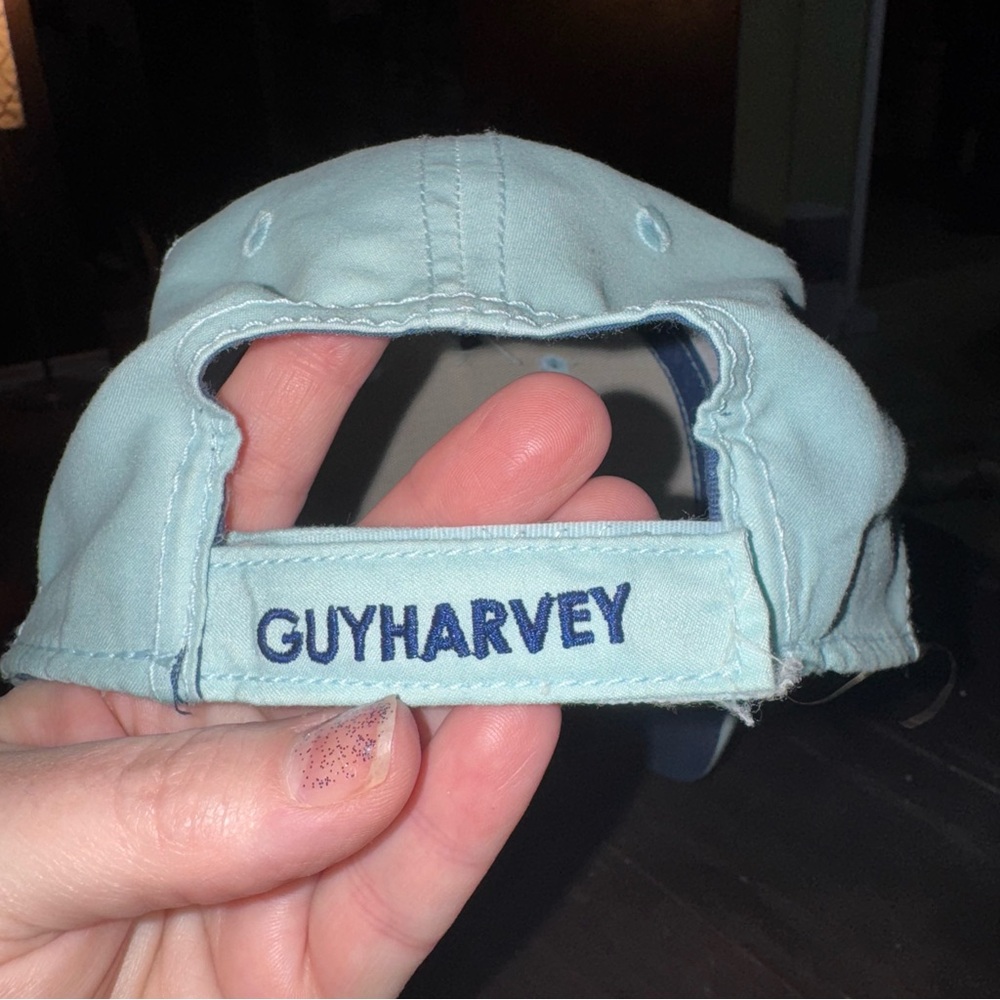 Guy Harvey Marlin Fishing blue Baseball Cap Hat by Afico fish adjustable Unisex - Picture 5 of 6
